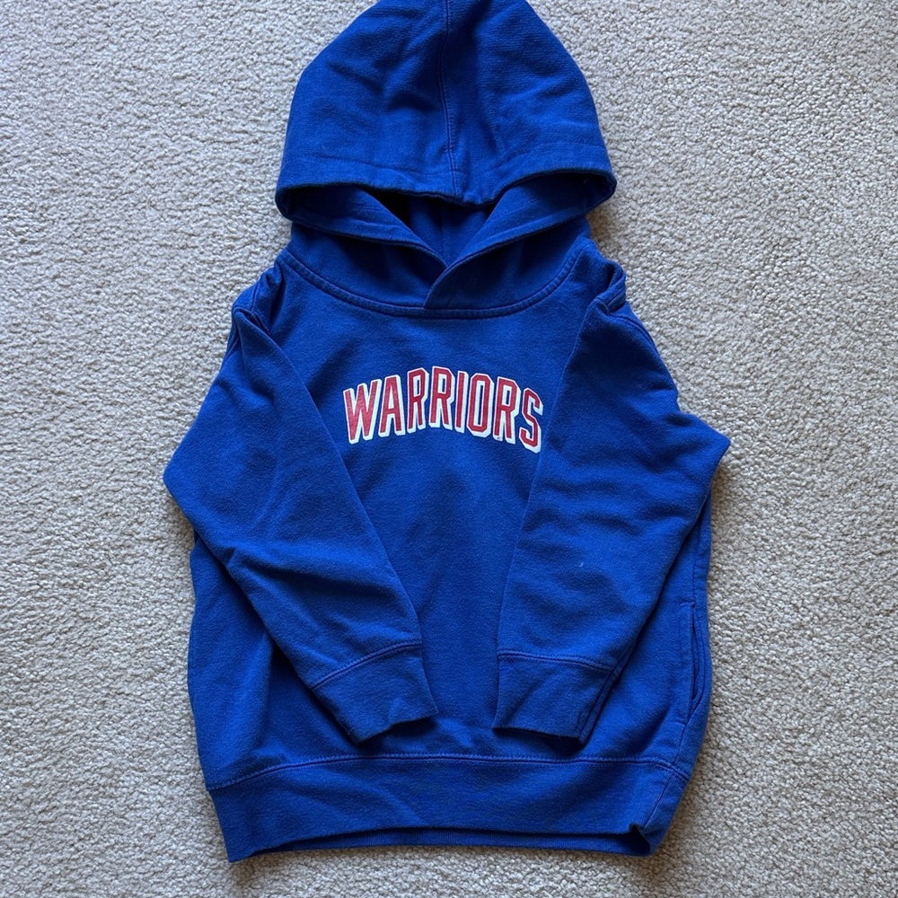 Blue Golden State Warriors Toddler Hoodie 3T